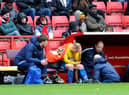 Alex Pritchard suffered an injury against Charlton Athletic