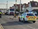 Emergency services were called to Whitburn Bents Avenue.