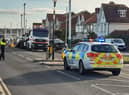 Emergency services were called to Whitburn Bents Avenue.