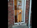 Donna Wright sent in a video of her 8-year-old granddaughter supporting NHS workers and carers.