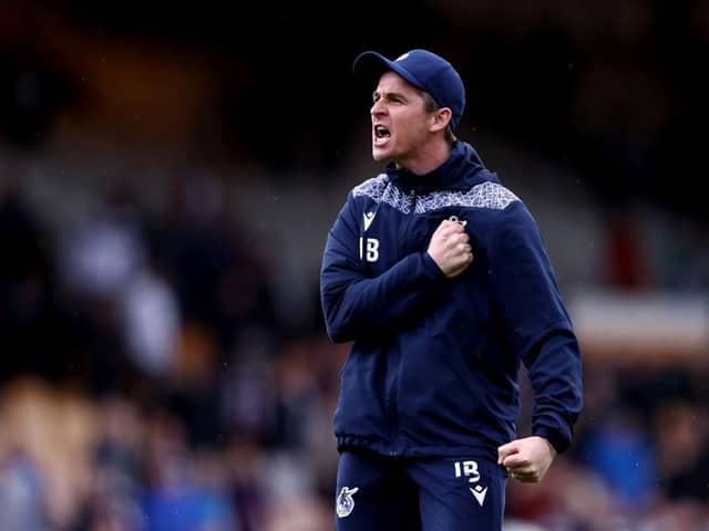 Joey Barton has become the new bookies favourite to take charge at Turf Moor (Photo by Naomi Baker/Getty Images)