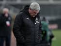 Newcastle United head coach Steve Bruce has led the club into relegation danger. (Photo by Richard Sellers - Pool/Getty Images)