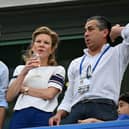 Newcastle United co-owners Amanda Staveley and Mehrdad Ghodoussi (Photo by GLYN KIRK/AFP via Getty Images)