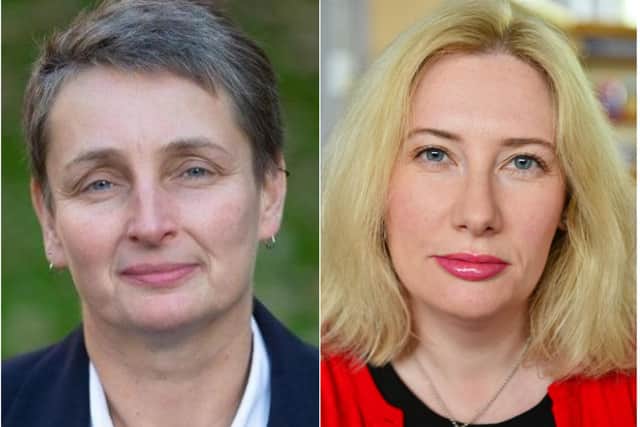 Jarrow MP, Kate Osborne (left), and South Shields MP, Emma Lewell-Buck