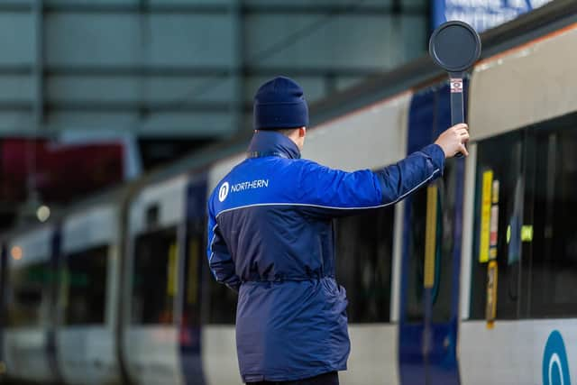 Northern employee on platform