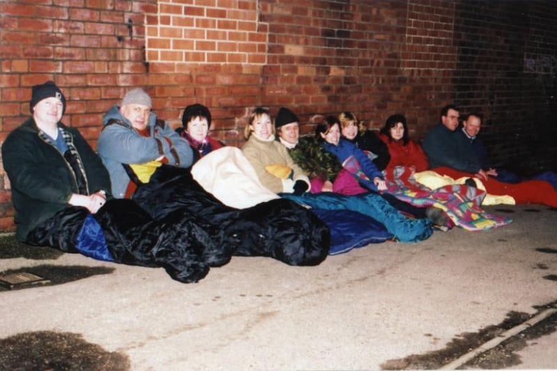Doncaster Soup Run volunteers did a sponsored sleep-out in February 2001 - did you donate any money to the good cause?