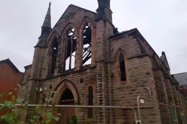 From outside, the former church on Bede Burn Road looks much the same today as it did three years ago.