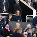 Amanda Staveley with her husband Mehrdad Ghodoussi on Saturday.