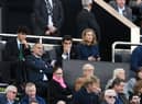 Amanda Staveley with her husband Mehrdad Ghodoussi on Saturday.