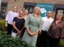 Key Subject Tuition's Claire Wardle and staff who have signed the South Tyneside Pledge.