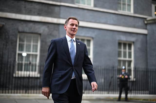Chancellor Jeremy Hunt now looks to make “difficult decisions”, which of course are difficult for working people, but not for the stroke of his pen. Photo by Leon Neal/Getty Images