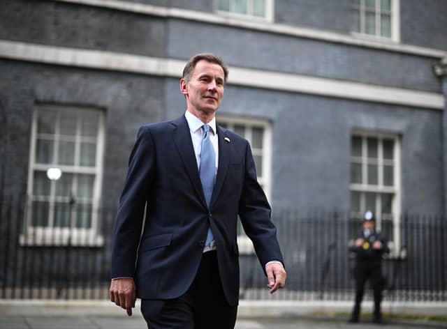 Chancellor Jeremy Hunt now looks to make “difficult decisions”, which of course are difficult for working people, but not for the stroke of his pen. Photo by Leon Neal/Getty Images