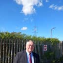Alan Campbell at the north bank of the Tyne site