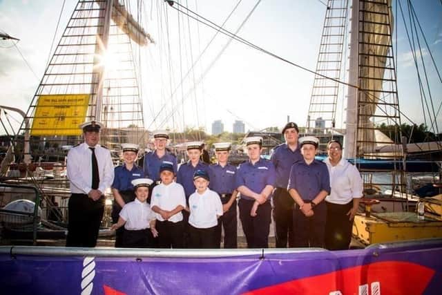 Cadets at the Sunderland Tall Ships Races