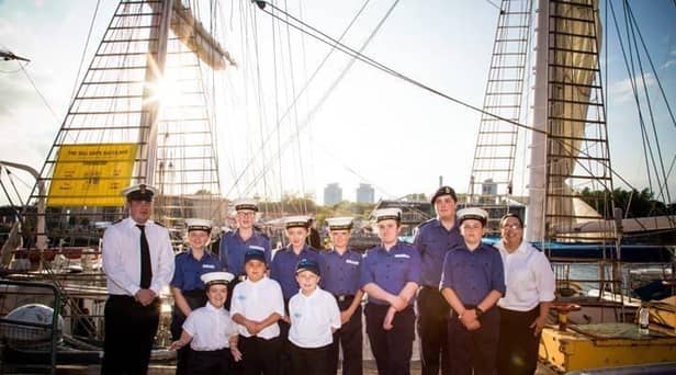 Cadets at the Sunderland Tall Ships Races