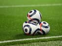 Premier League match ball. (Photo by Oli Scarff - Pool/Getty Images)