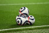 Premier League match ball. (Photo by Oli Scarff - Pool/Getty Images)