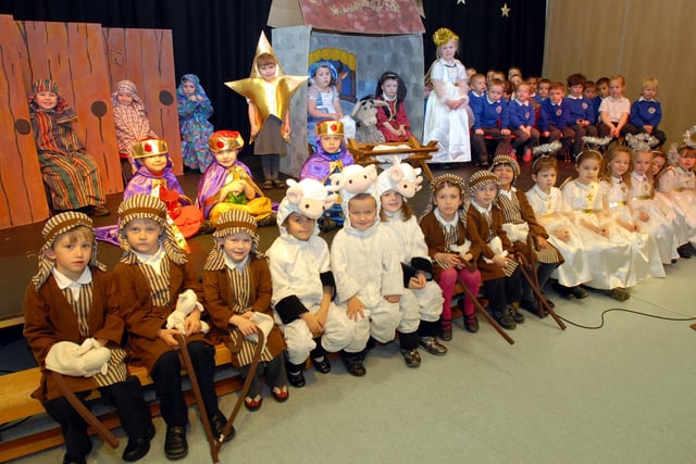 The reception class Nativity from 17 years ago. Remember it?