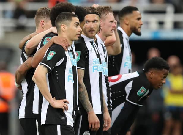 Newcastle United were defeated on penalties by Burnley in last season's Carabao Cup (Photo by Ian MacNicol/Getty Images)