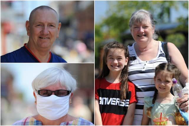 Shoppers in South Shields are remaining cautious about the lifting on restictions and said they will continue to wear masks.