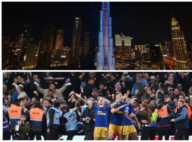 Newcastle United have arrived in Dubai.