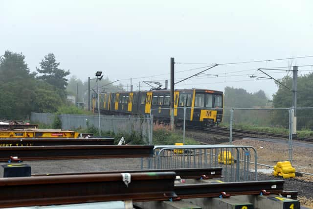 The site is located next to the South Shields line