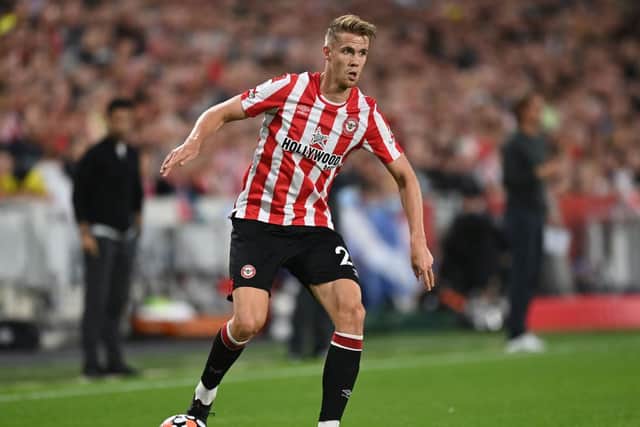 Kristoffer Ajer has revealed the reason for choosing Brentford over Newcastle United in the summer (Photo by Shaun Botterill/Getty Images)