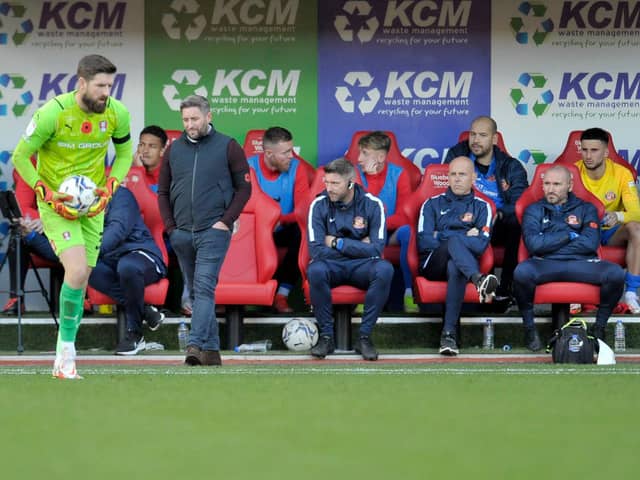 Lee Johnson watches on at Rotherham United