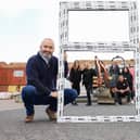 Tyneside Homes Improvements' finance controller Anthony McMahon, left, with operations and CRM chief Anthony McMahon and staff members.