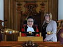 Mayor and Mayoress of South Tyneside, Councillor Pat Hay and Mrs Jean Copp