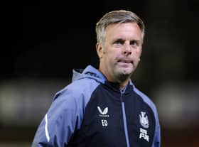 Newcastle United coach Elliot Dickman.