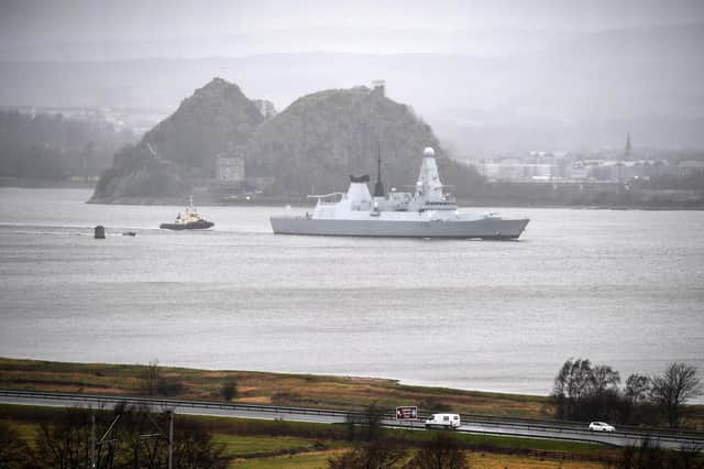 HMS Defender. Photo by Jeff J Mitchell/Getty Images.