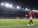 Manchester United's Marcus Rashford after last night's win over Barcelona.