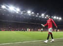 Manchester United's Marcus Rashford after last night's win over Barcelona.