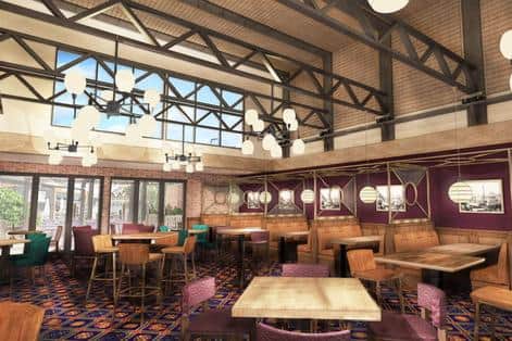 New colour schemes, finishes, carpets and lighting inside The Wouldhave. Photo credit: Wetherspoon