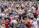 Crowds enjoying The Fizz in Bents Park.