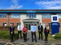 (l-r) Olivia Sinclair, Aiden Coyne, Eleni Bougioukou, Jak Johnson, Harry McCabe, Neve Gregan join the Port of Tyne Graduate Scheme