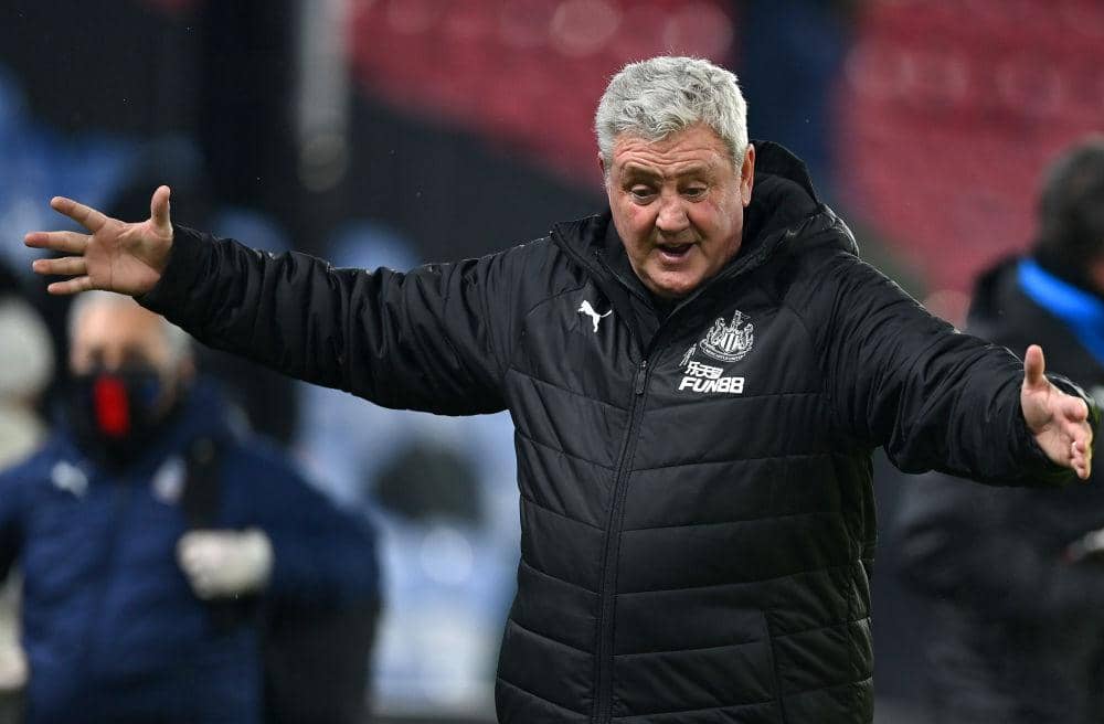 Steve Bruce, Manager of Newcastle United. (Photo by Daniel Leal Olivas - Pool/Getty Images)