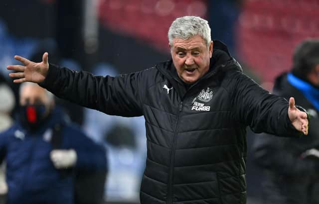 Steve Bruce, Manager of Newcastle United. (Photo by Daniel Leal Olivas - Pool/Getty Images)