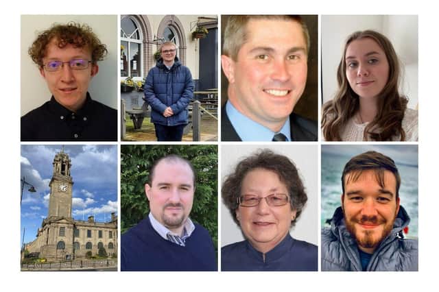 Top (l-r) Jack Ford, Ethan Thoburn, Mark Walsh, Tia Sinclair
Bottom (l-r) Oliver Wallhead, Ruth Berkley, Andrew Guy