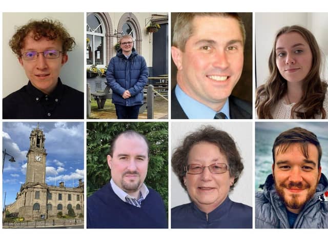 Top (l-r) Jack Ford, Ethan Thoburn, Mark Walsh, Tia Sinclair
Bottom (l-r) Oliver Wallhead, Ruth Berkley, Andrew Guy