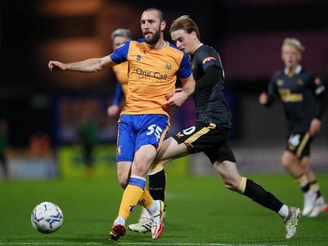 Lucas De Bolle in action for Newcastle United against Mansfield Town in November 2021 (Photo by Laurence Griffiths/Getty Images)