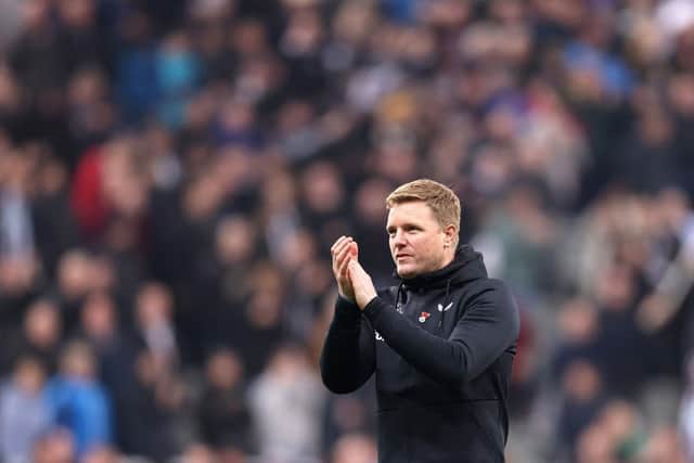 Newcastle United head coach Eddie Howe.