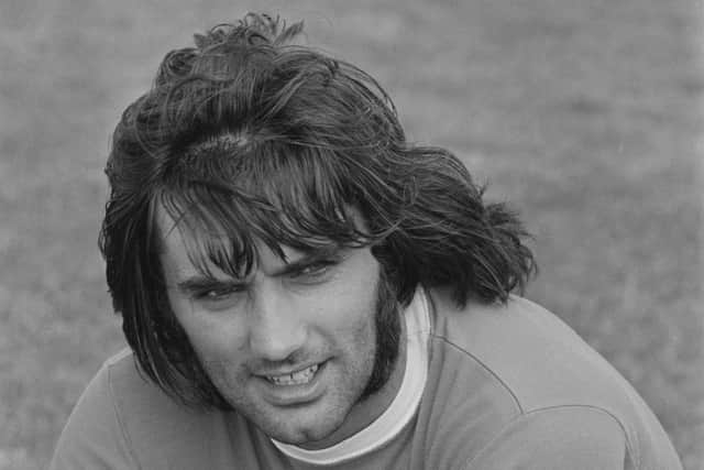 Irish footballer, George Best (1946 - 2005), of Manchester United FC, UK, 9th August 1971. (Photo by Norman Quicke/Daily Express/Getty Images).