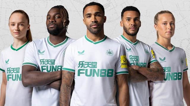 Newcastle United's new third kit.