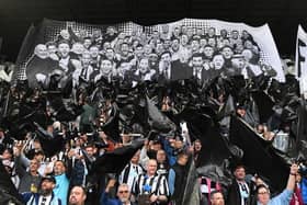 Newcastle United fans last season.
