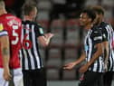 Jacob Murphy celebrates his goal.