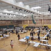 The South Tyneside Council election count 2021