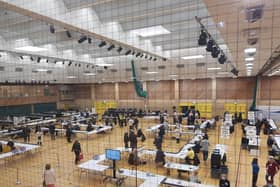 The South Tyneside Council election count 2021
