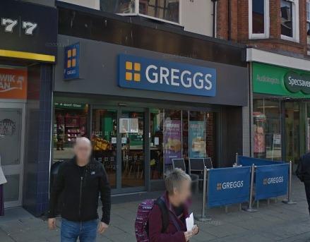 The Greggs site on South Shields' King Street has a 4.3 rating from 77 reviews.
